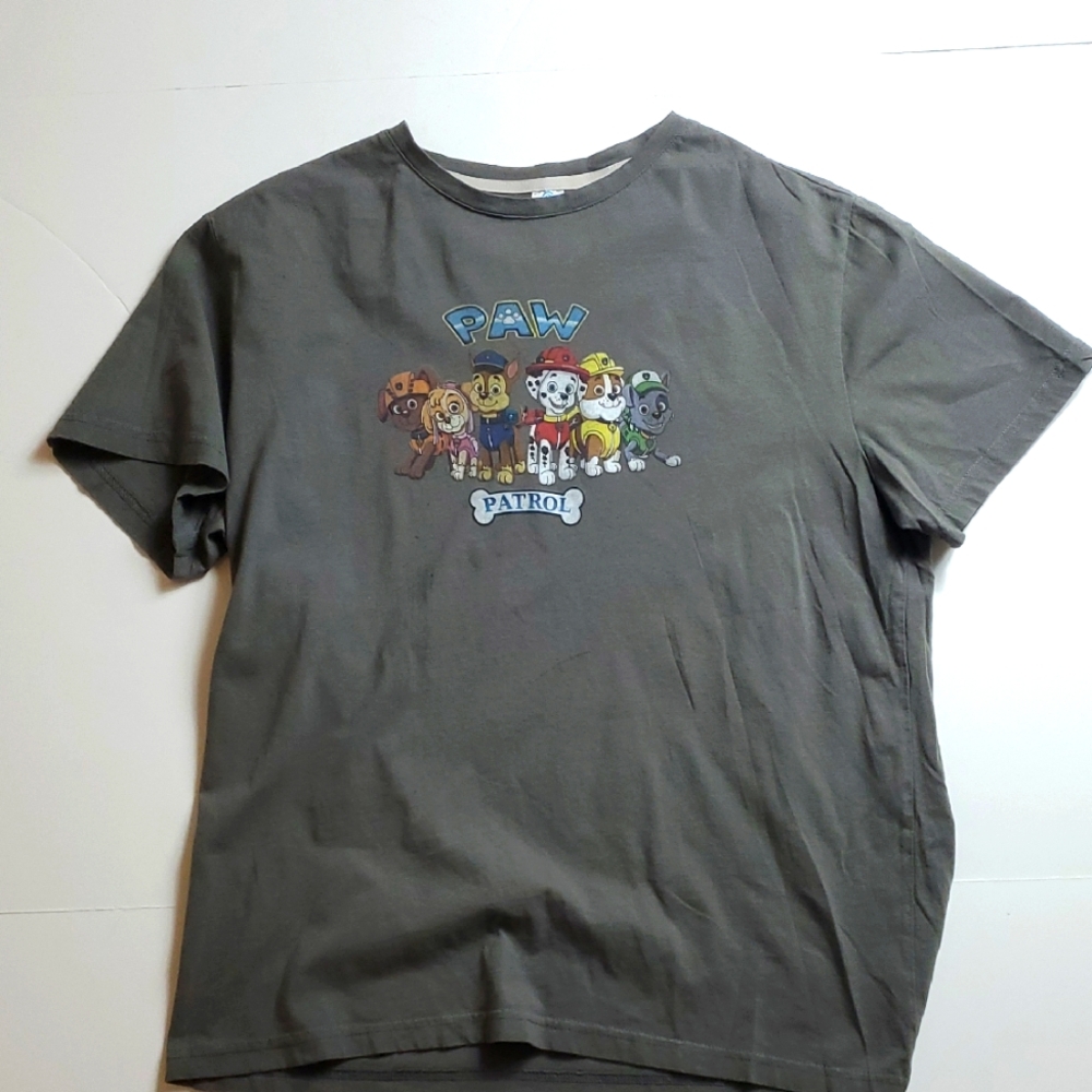 Paw Patrol Men's Gray T-Shirt